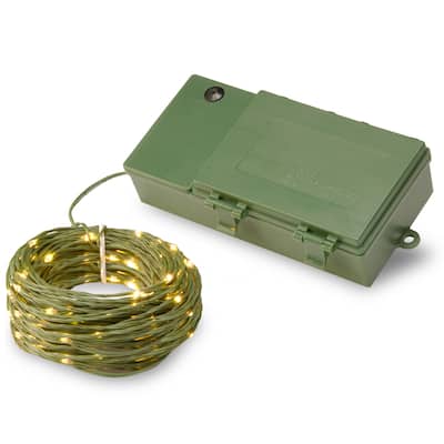 National Tree Company Battery Operated Dual Color LED Infinity Lights String Set - 48 ft