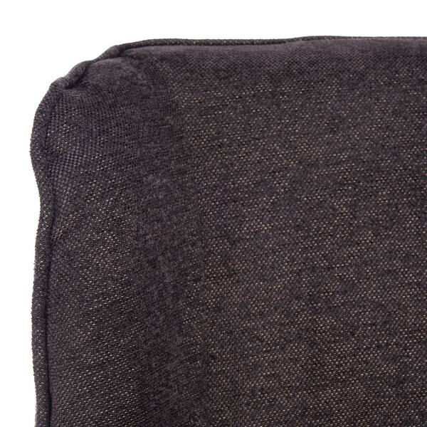 Shop Safavieh Dining Deco Bacall Dark Grey Slip Cover Dining Chair 24 X 28 3 X 47 Overstock 5989972