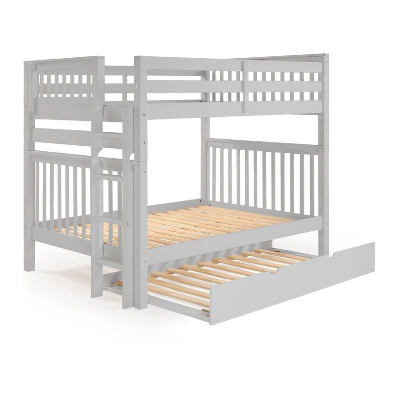 Taylor & Olive Trillium Full over Full Bunk Bed, Twin Trundle