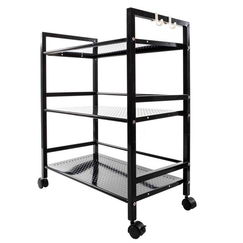 3- OR 4-tier Wheeled Steel Kitchen Island Cart