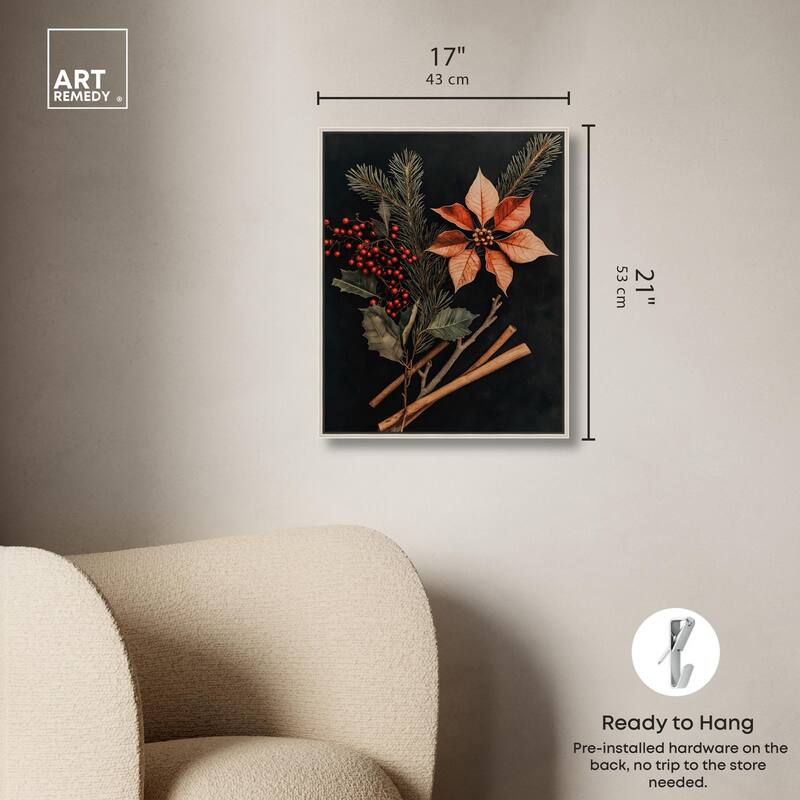 Hearth Flora Canvas by Art Remedy