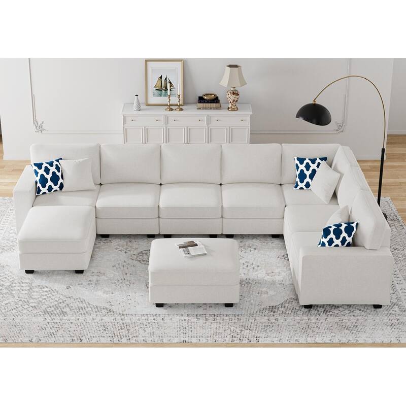 9 Piece Modular Flexible Combination Sectional