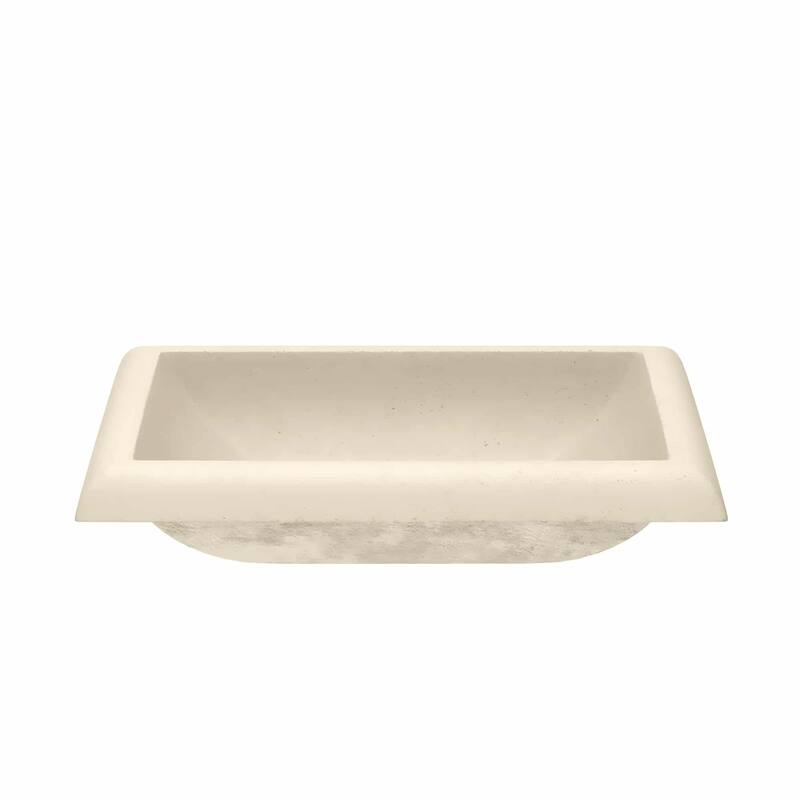 Native Trails Montecito 21-1/2" NativeStone Drop In Bathroom Sink