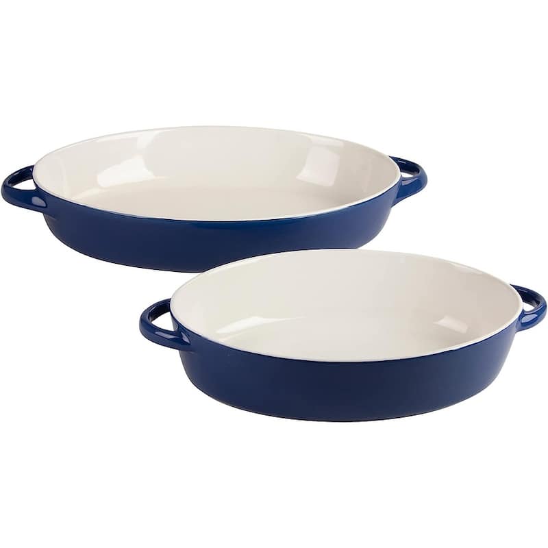 10 Strawberry Street Sienna Oval 13" and 10.5" Bakeware Set