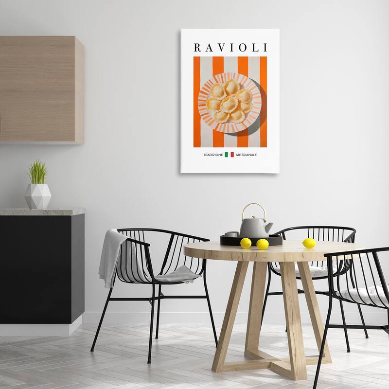 Stupell Traditional Ravioli Pasta Canvas Wall Art Design By Andreas Magnusson