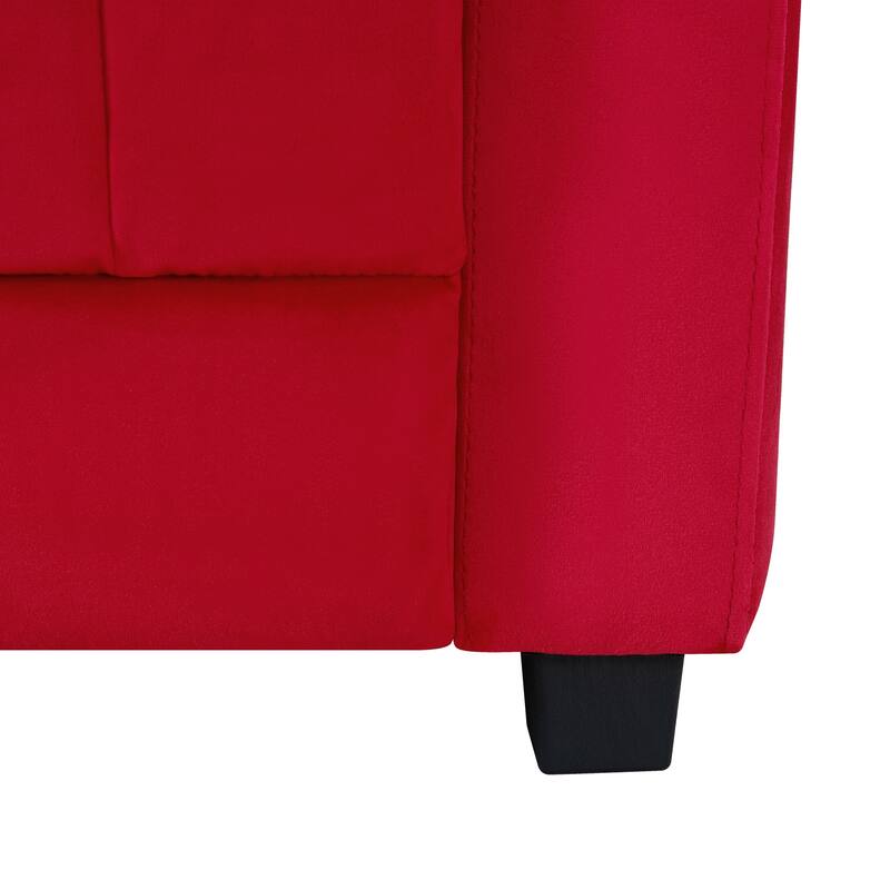 Deluxe Kids Recliner Chair with Footrest Headrest and 2 Cup Holders Microfiber Kids Recliner for Age 3+ Years