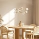 preview thumbnail 2 of 10, INK+IVY Calista 8-Light Metal Chandelier with Globe Bulbs