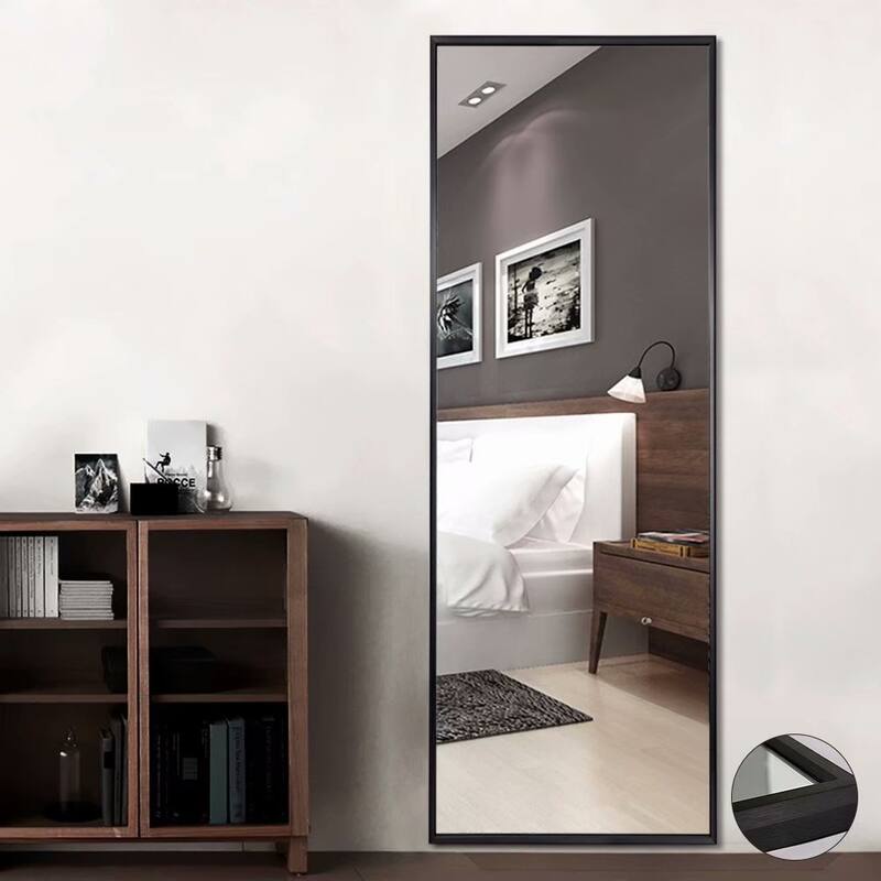 Carson Carrington Salmijarvi Wide Frame Full Length Floor Mirror