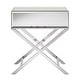 preview thumbnail 23 of 25, Camille X Base Mirrored Accent Campaign Table by iNSPIRE Q Bold