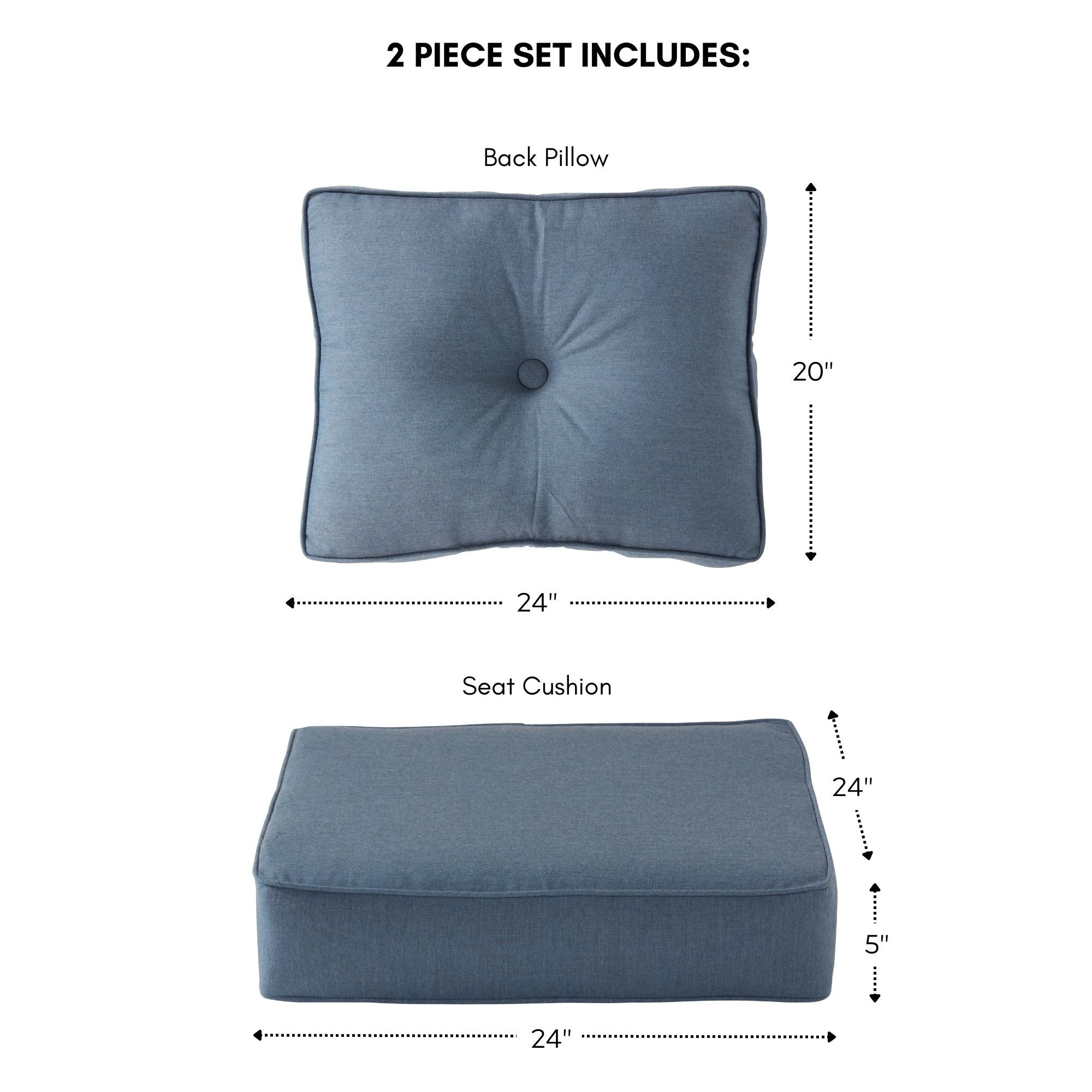 Sunbrella outdoor cushions 24x24 2025
