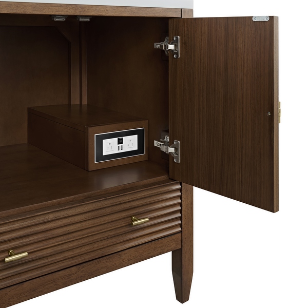 James Martin Vanities Myrrin Single Bathroom Cabinet, Fluted