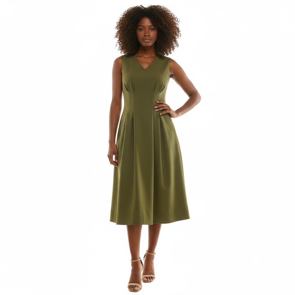 nanette nanette lepore dresses Women's Sleeveless Ruffle Midi Dress, Sizes 4-16 Vibrant Orange Floral Dress Women's Nanette Lepore Sleeveless Smocked