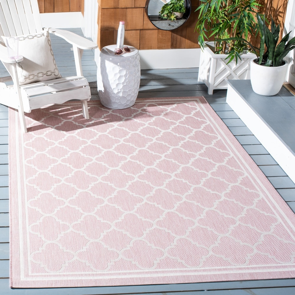 SAFAVIEH Courtyard Kamini Indoor/ Outdoor Waterproof Patio Backyard Rug