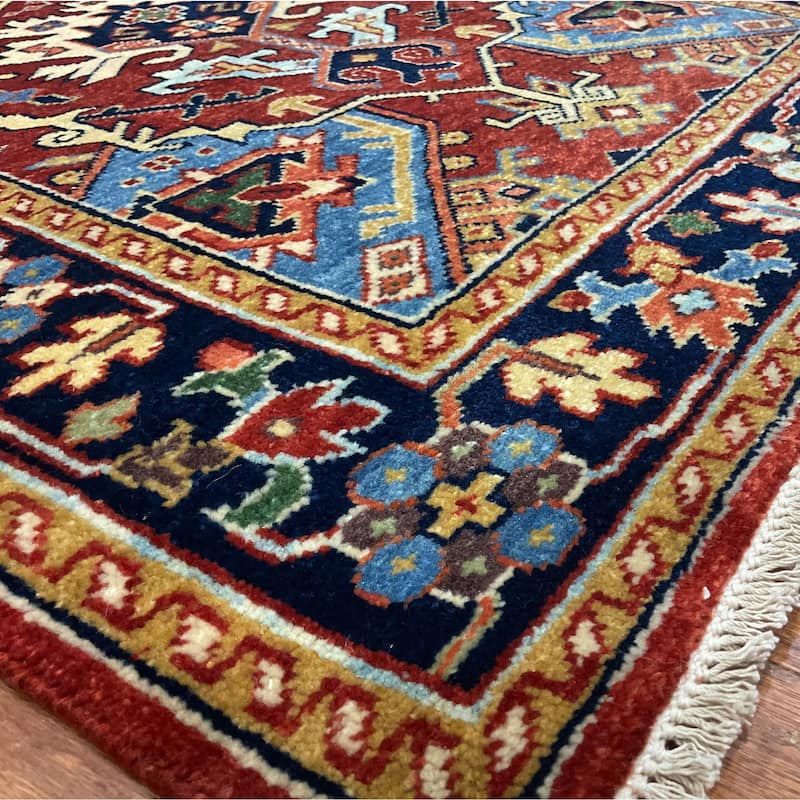 HERAT ORIENTAL Hand-knotted Indo Bakhshayesh Wool Runner - 2'6" x 12'