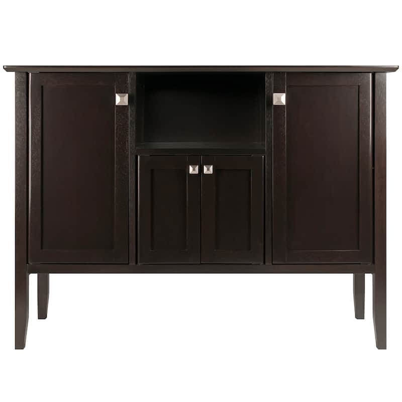 Melba Buffet Cabinet, Coffee - 46"W x 15.75"D x 33.6"H