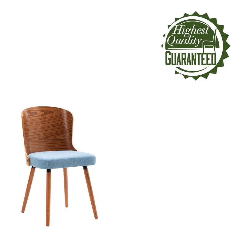 Porthos Home Karr Armless Dining Chairs Set of 2, Beech Wood Back & Legs