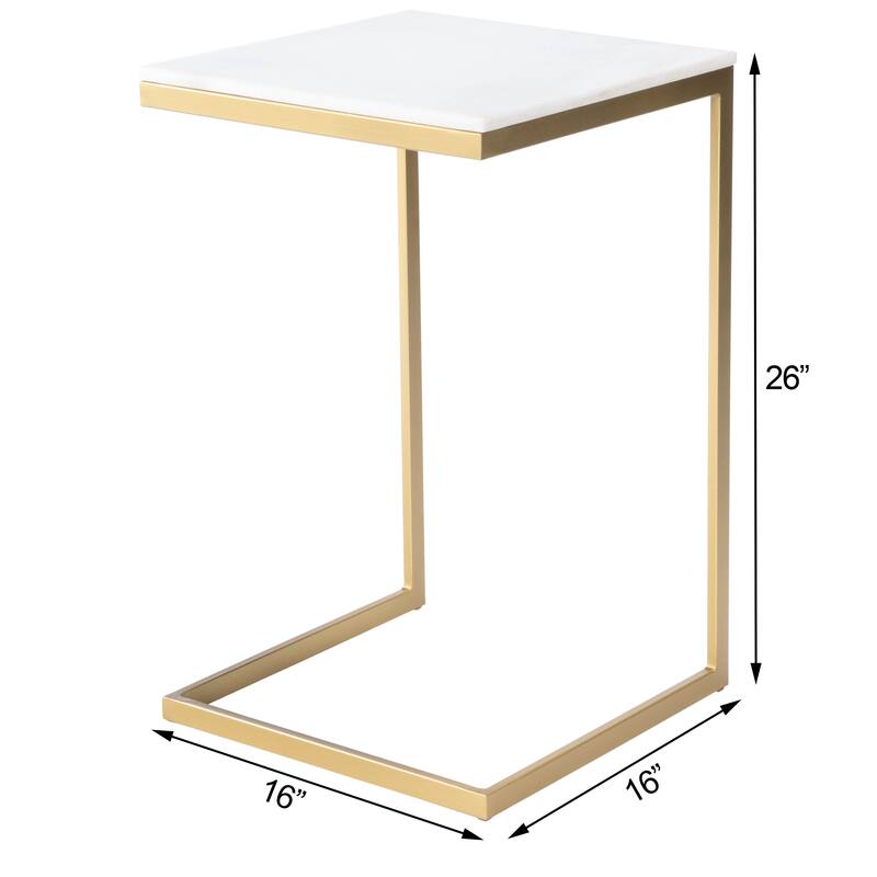Lawler Marble End Table