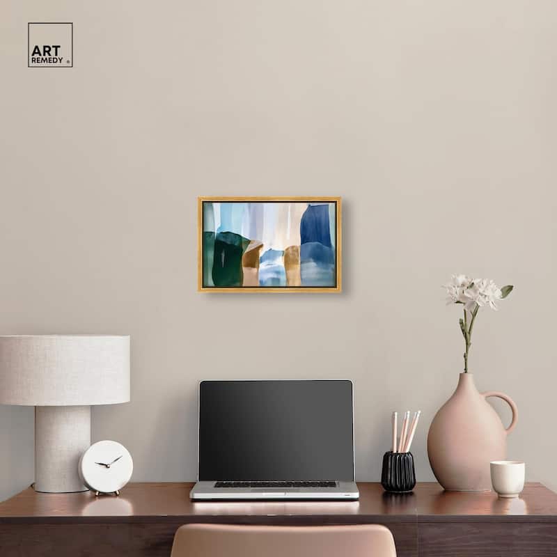 Contoured Calm II Canvas by Art Remedy