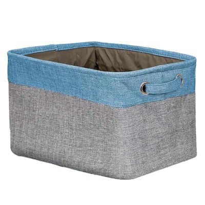 Sorbus Collapsible Basket With Handles For Towels & Clothes (Single) - 15" L x 10.75" W x 9.50" H