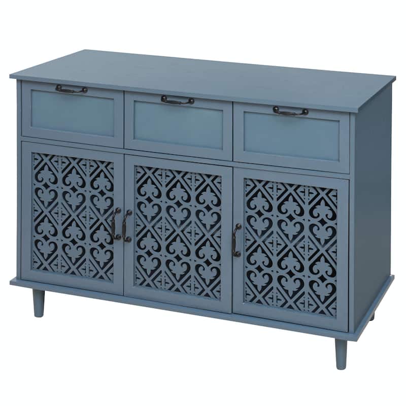 Three-Door Three-Drawer Cabinet
