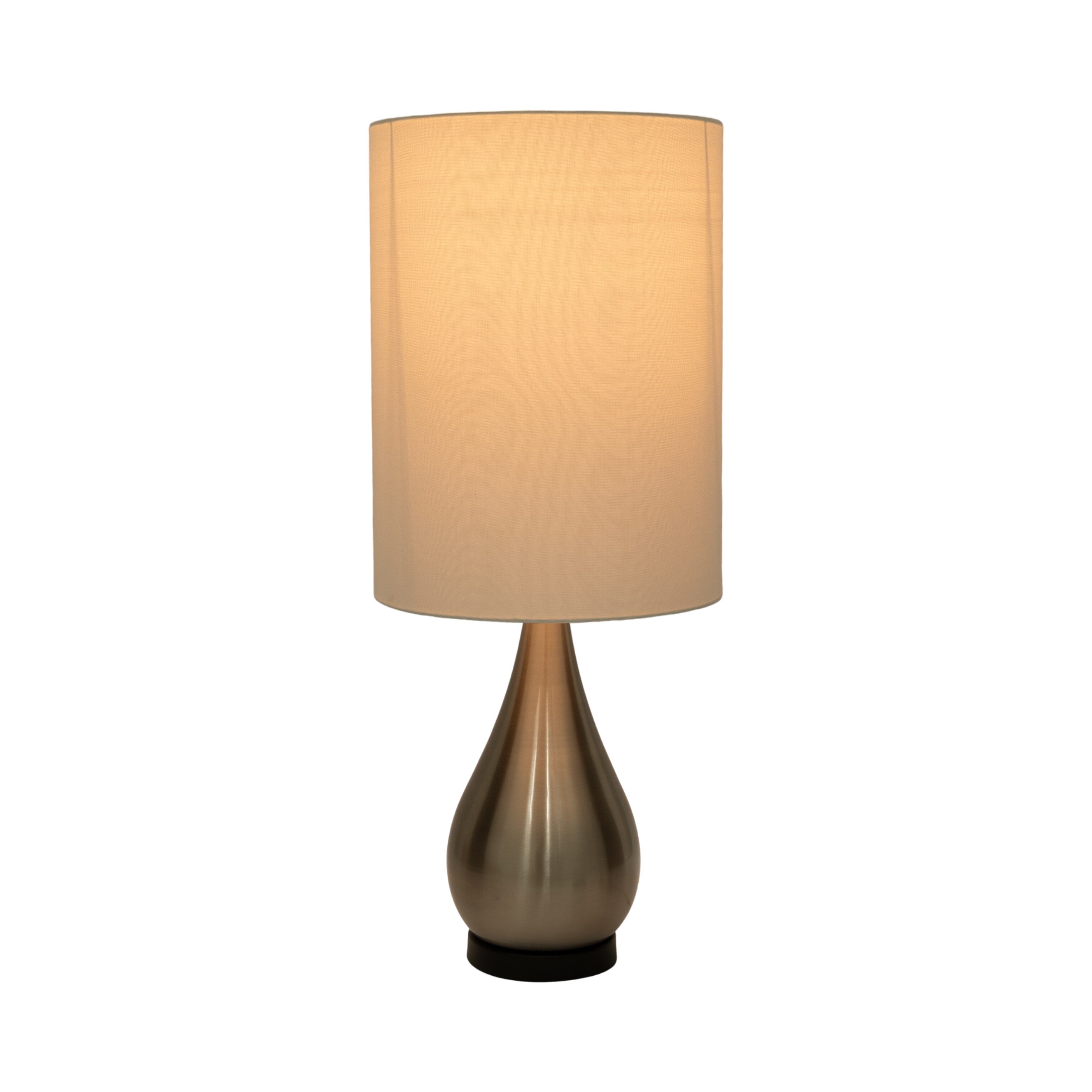 Touch Control Teardrop Table Lamps - Pair Of Warm White LED Bedside Or Living Room Lamps
