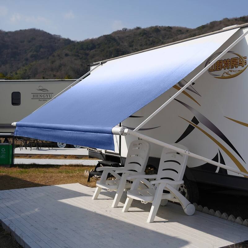 Vinyl Retractable RV Awning Patio Canopy Awning