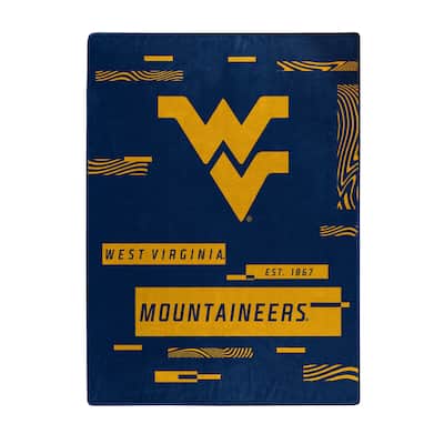 NCAA West Virginia Mountaineers Digitize Raschel Throw Blanket