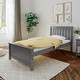 preview thumbnail 19 of 58, Max and Lily Twin Size Platform Bed Grey