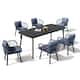 Option Table-Black&Chairs-SpectrumDenim