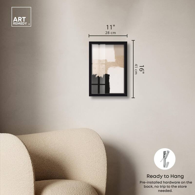 Earth and Ink I Shadowbox by Art Remedy