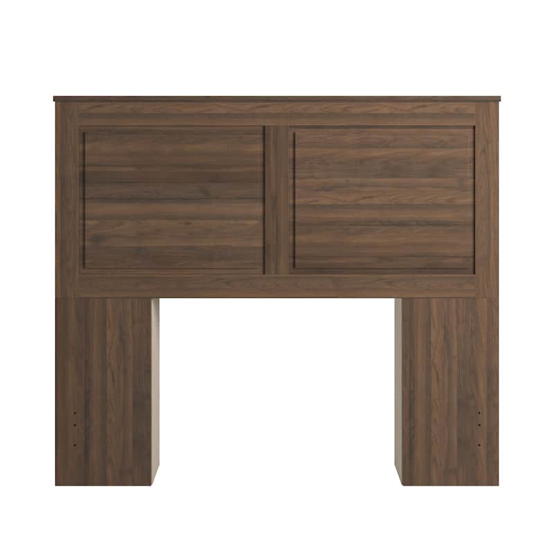 Keigo Walnut Finish Full Storage Headboard by iNSPIRE Q Classic