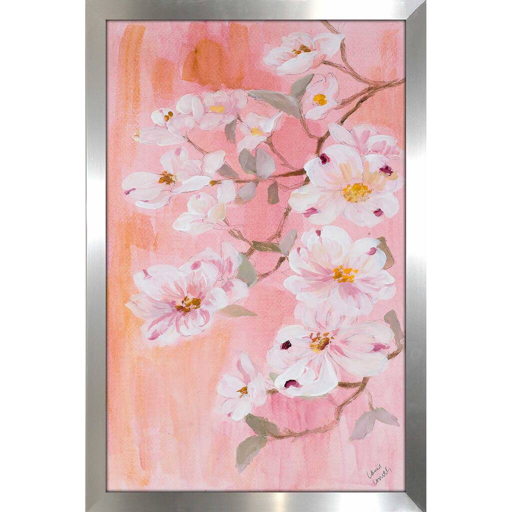 "Simply Dogwood II (Vertical)" Print on Acrylic