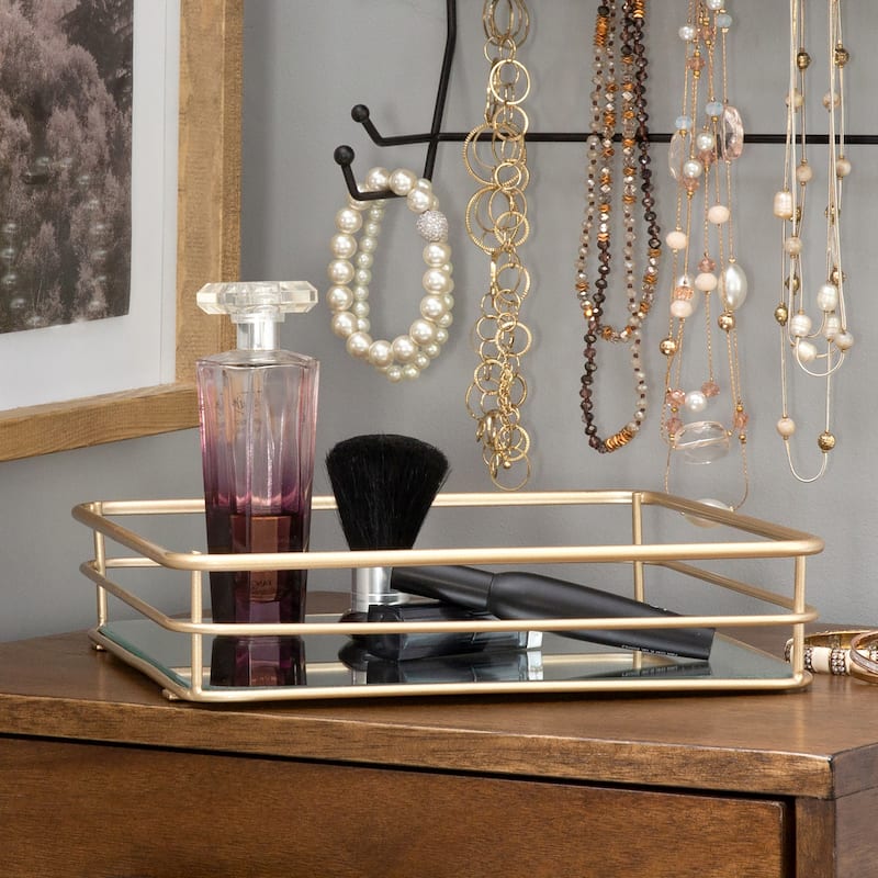 Elle Décor Limoges Collection Square Vanity Tray