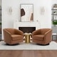 preview thumbnail 8 of 122, UIXE 360° Swivel Barrel Accent Chair Armchair For Living Room