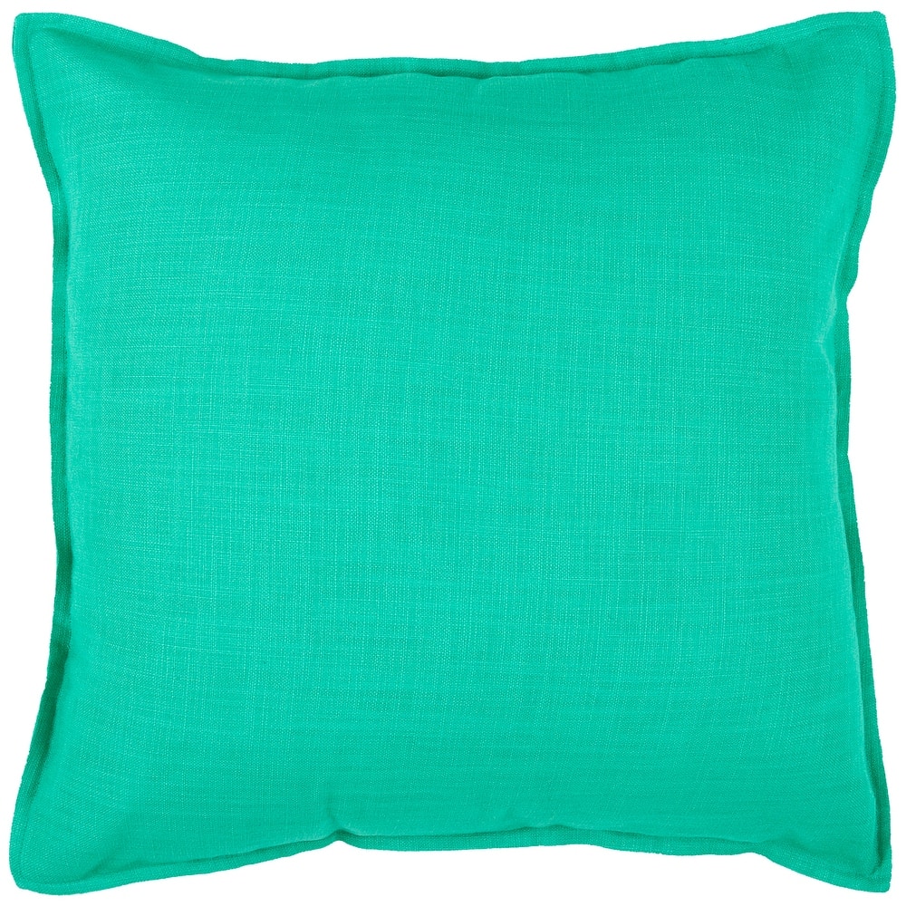 Rizzy Home Cotton Slub Solid Decorative Throw Pillow, 20x20