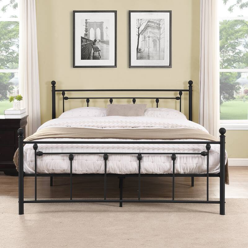 Metal Platform Bed Frame - Queen