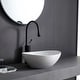 preview thumbnail 11 of 9, Eridanus 16" Oval Ceramic Bathroom Vessel Sink Wash Basin