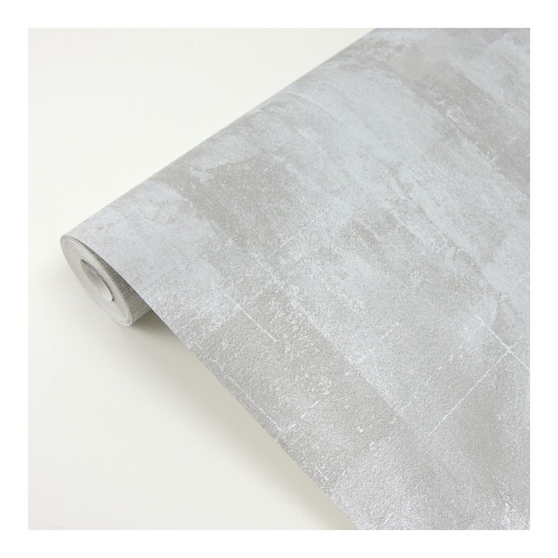 Brewster Ozone Silver Texture Wallpaper - 21 x 396 x 0.025