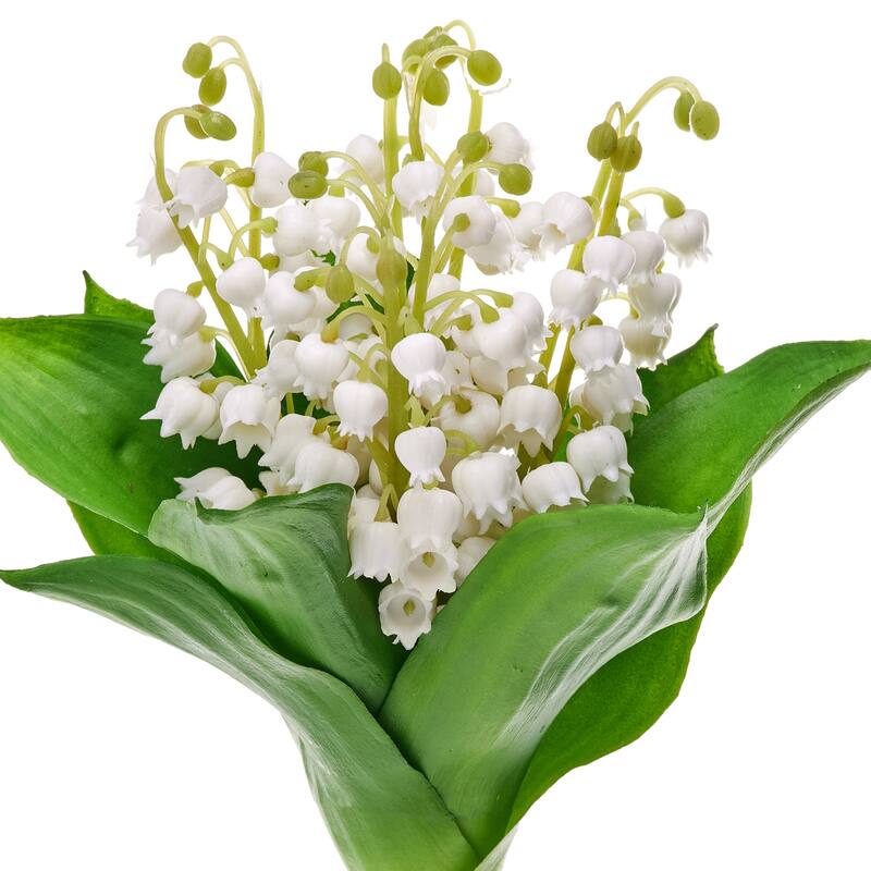 9" Pu Lily Of The Valley Bush