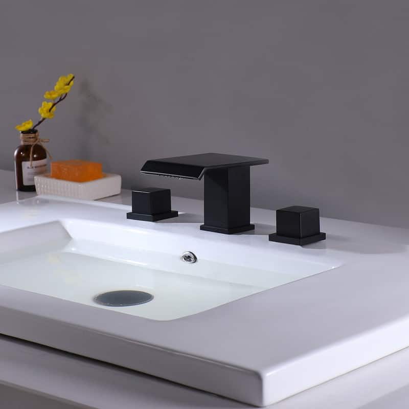Waterfall Bathroom Faucet Single Lever One Hole Lavatory Sink Faucet