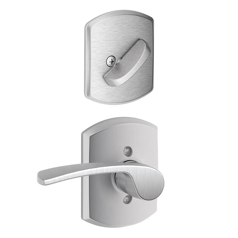 Schlage Merano Right Handed One-Sided Dummy Interior Pack with