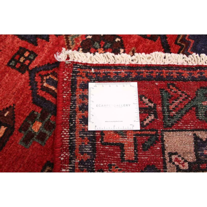 ECARPETGALLERY Hand-knotted Andelz Red Wool Rug - 3'7 x 7'0
