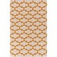 preview thumbnail 27 of 38, Flatweave Colne Moroccan Trellis Cotton Area Rug Orange - 8' x 10' - Rectangle
