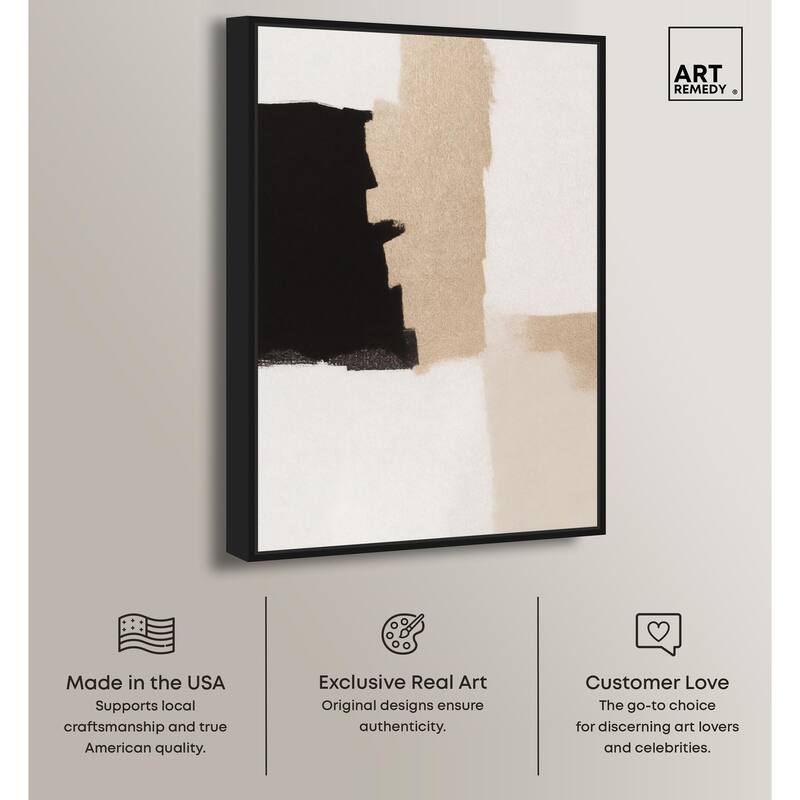 Earth and Ink IV Canvas by Art Remedy