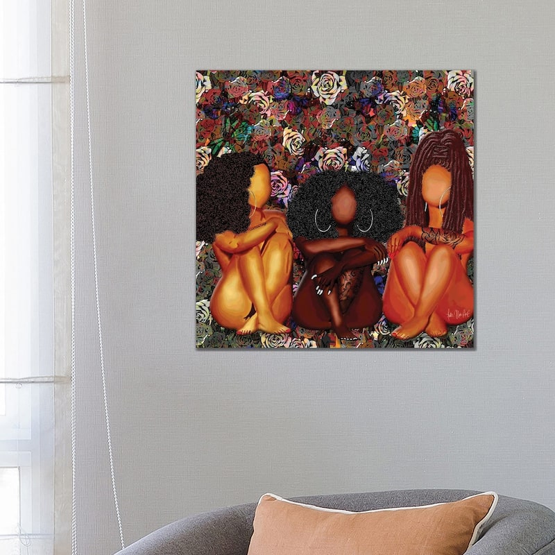 iCanvas "Melanin Baez" by Faith with an E Canvas Print - 26x26x1.5