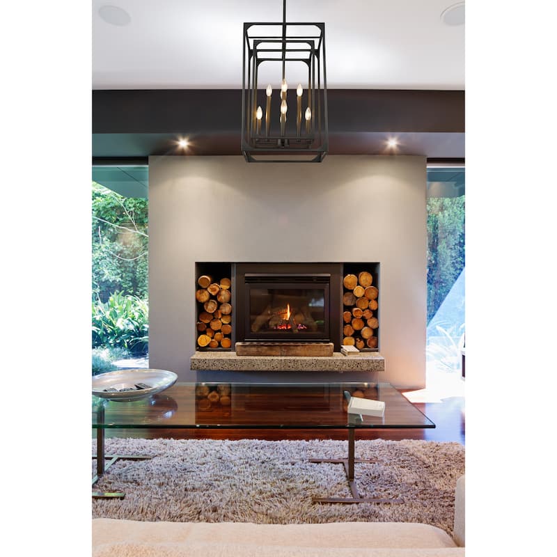 Easton 8 Light Chandelier - Matte Black