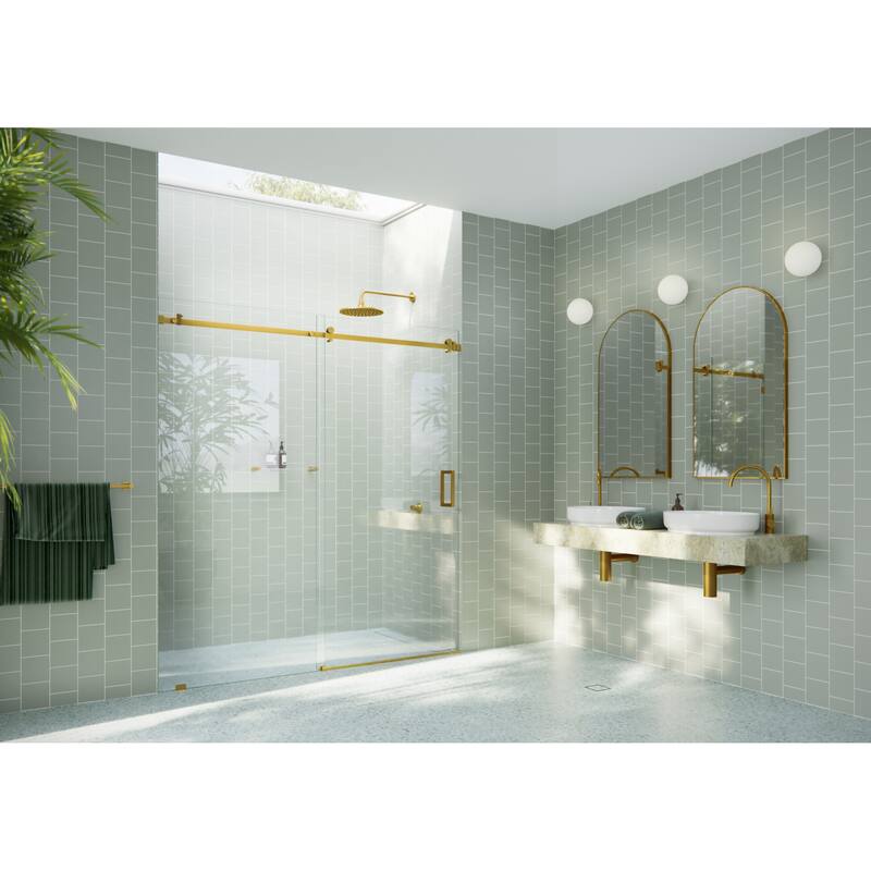 Glass Warehouse SQSLD-68 Astro 78" High x 68" Wide Sliding Frameless