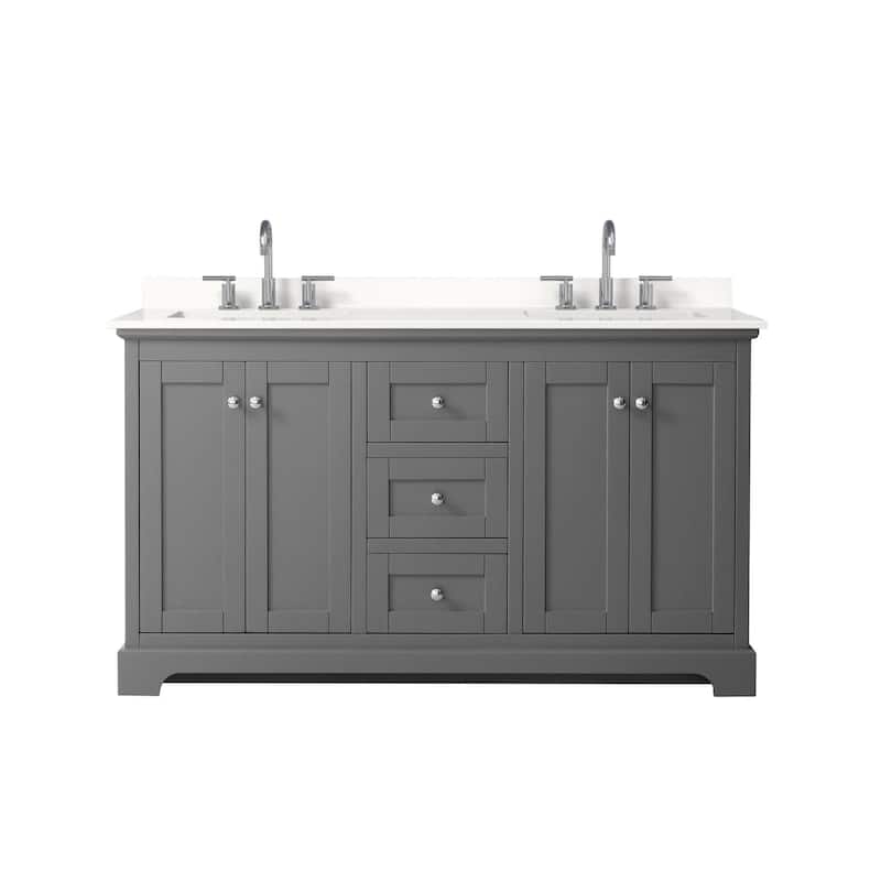 Wyndham Collection WCV232360D-QTZ-US3MXX Avery 60" Free Standing