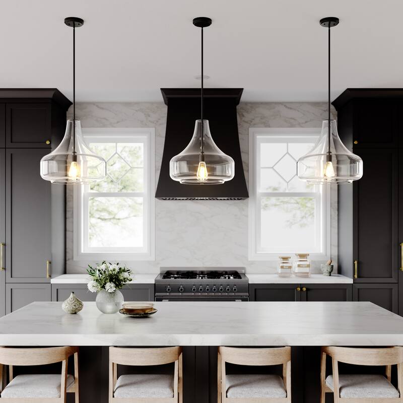 Millennium Lighting Madelynn 1 Light Pendant Fixture - 16 Inch - 16 Inch - Matte Black