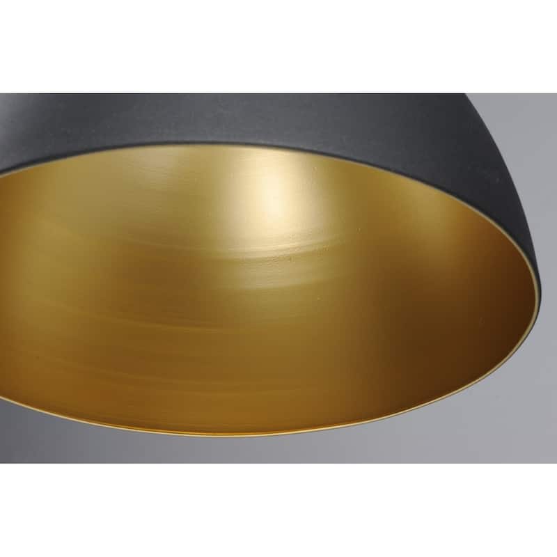 Maxim Cora Single Light 9" Pendant with Metal Dome Shade